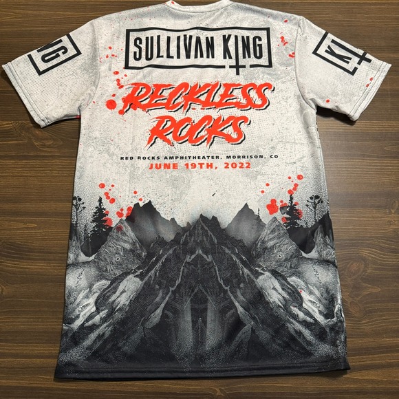 Sullivan King Jersey Mens size Medium Reckless rocks double Sided Graphic 2022 - Picture 10 of 12